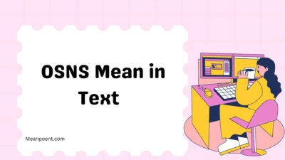 OSNS Mean in Text  