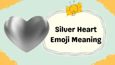 Silver Heart Emoji Meaning