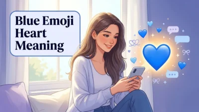 Blue Emoji Heart Meaning