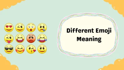 Different Emoji Meaning