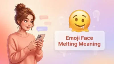 Emoji Face Melting Meaning