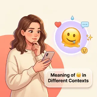 Meaning of 🫠 in Different Contexts