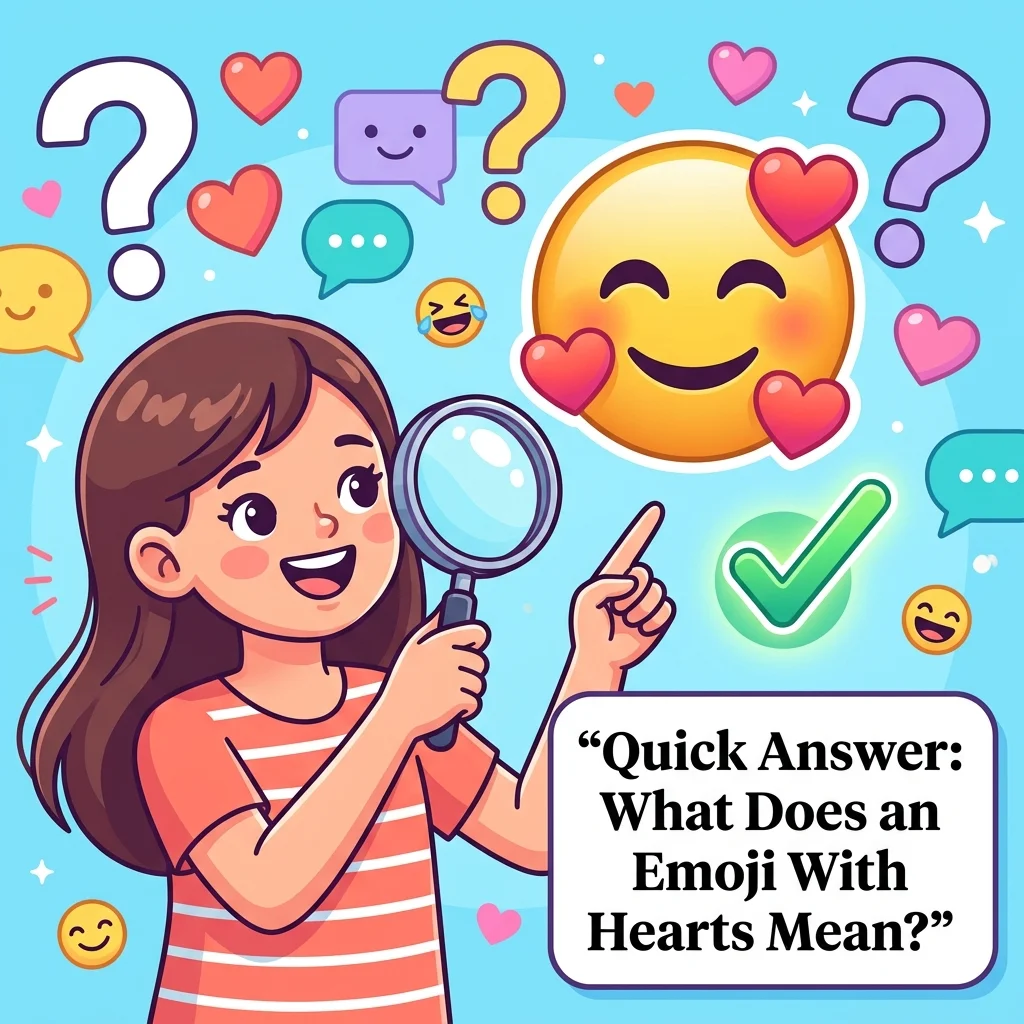 Quick Answer: What Does an Emoji With Hearts Mean?