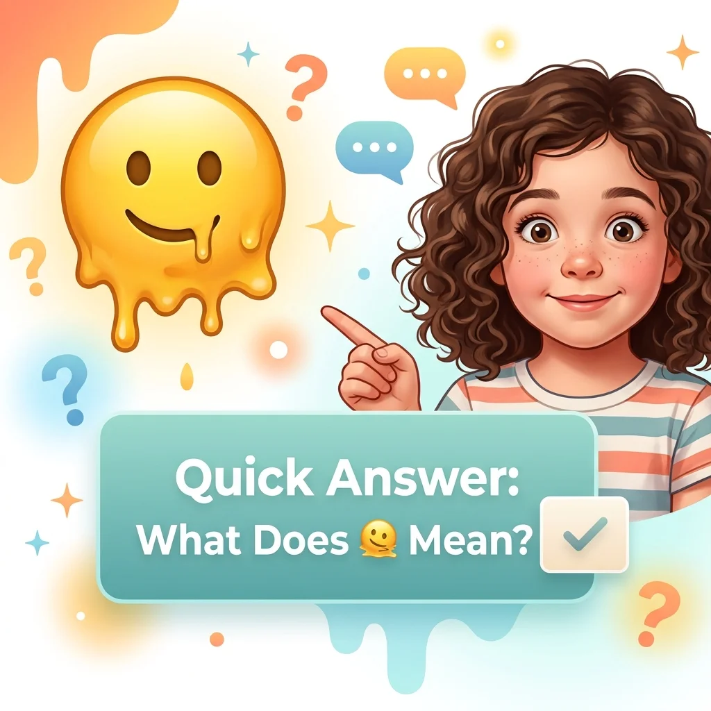 Quick Answer: What Does 🫠 Mean?