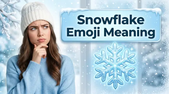 Snowflake Emoji Meaning