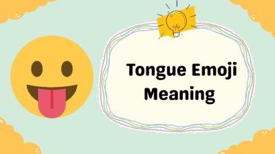 Tongue Emoji Meaning