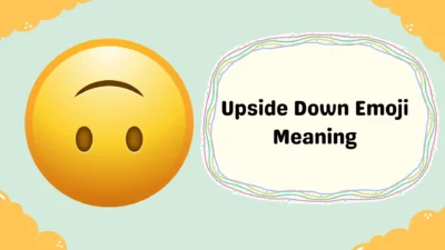 Upside Down Emoji Meaning
