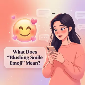What Does "Blushing Smile Emoji" Mean?