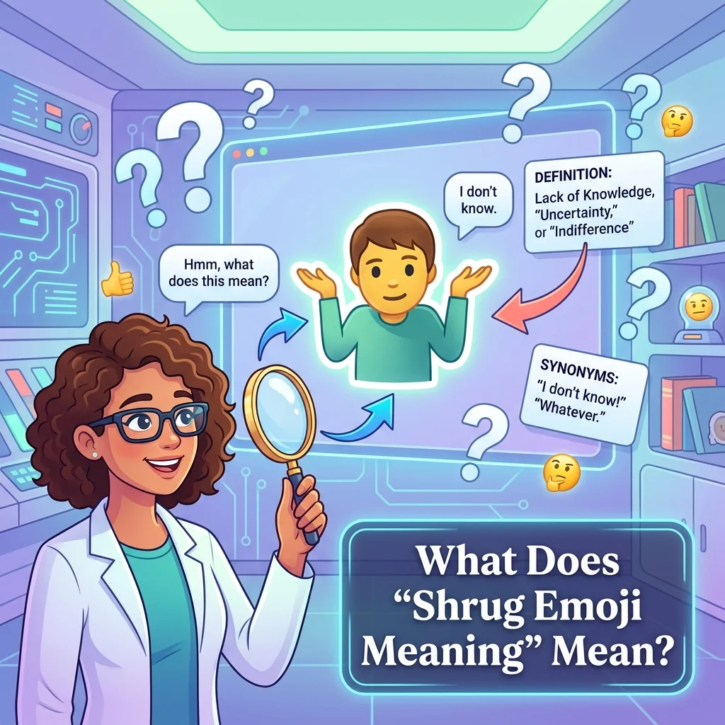 What Does "Shrug Emoji Meaning" Mean?