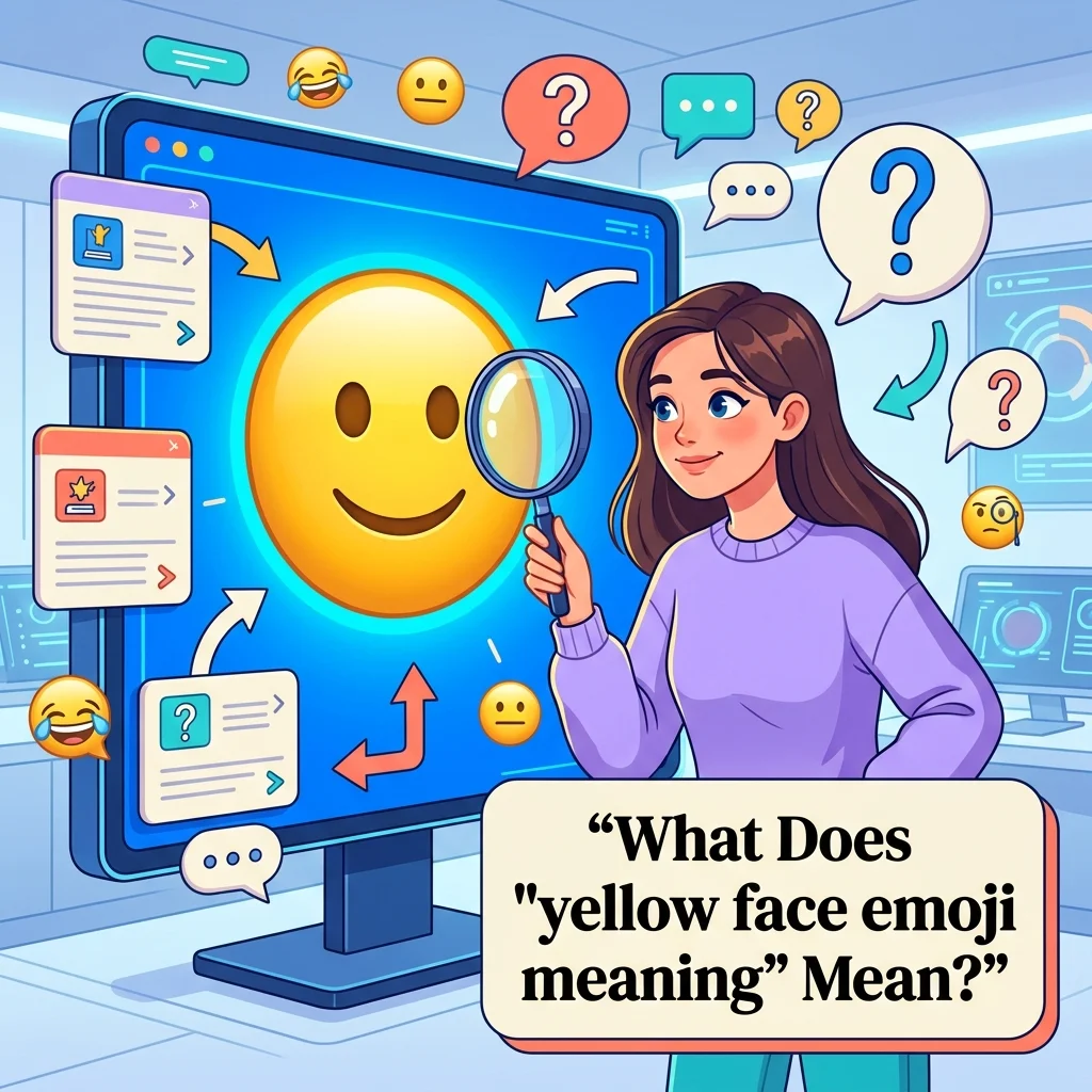 What Does "yellow face emoji meaning" Mean?