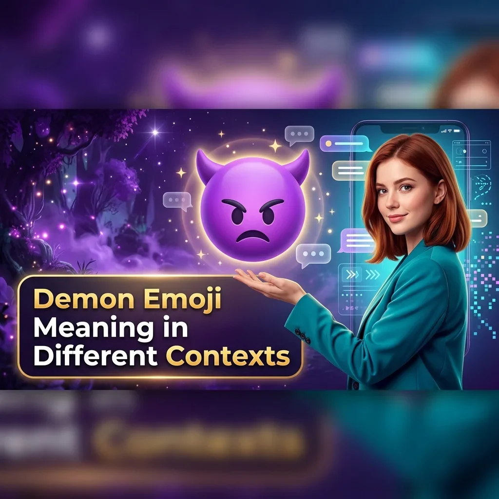 Demon Emoji Meaning in Different Contexts