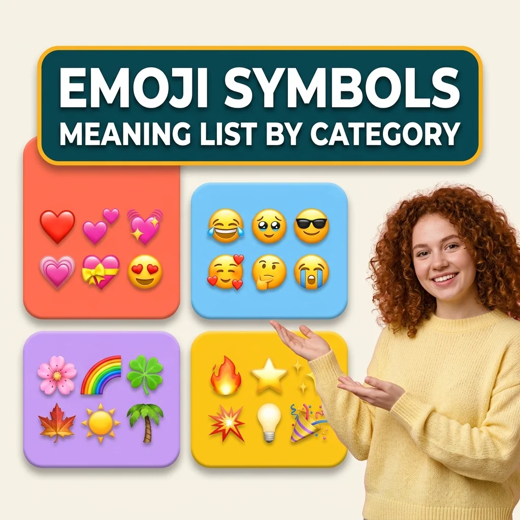Emoji Symbols Meaning List by Category