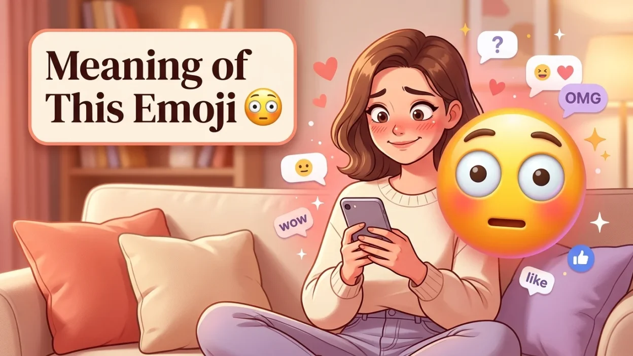 Meaning of This Emoji 😳