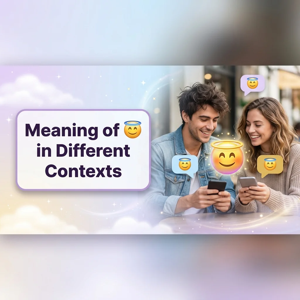 Meaning of 😇 in Different Contexts