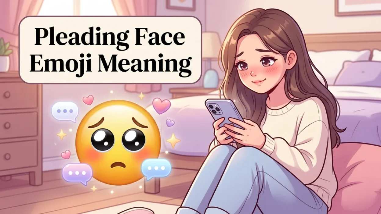 Pleading Face Emoji Meaning