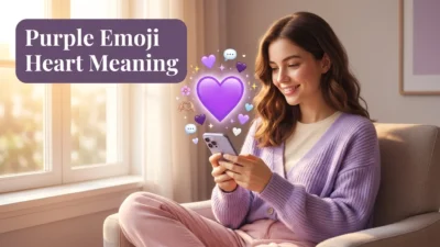 Purple Emoji Heart Meaning