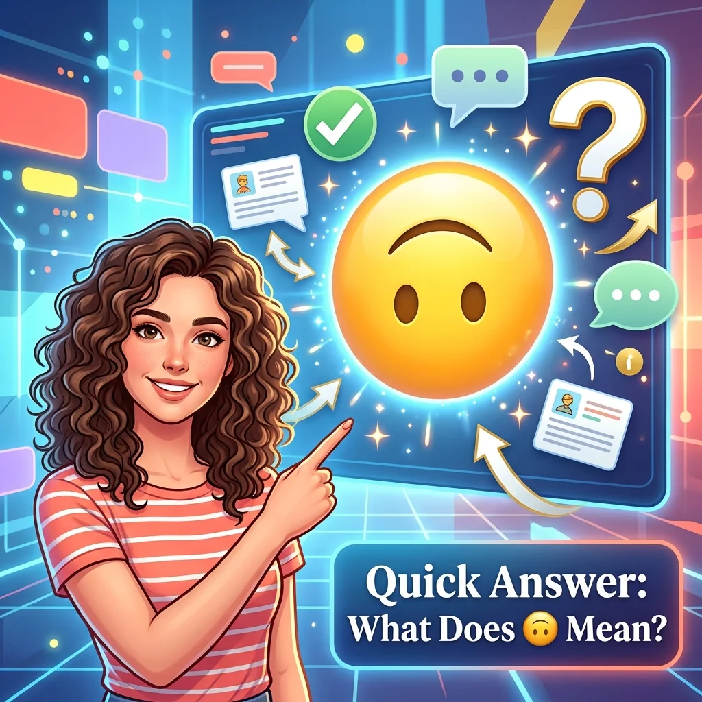 Quick Answer: What Does 🙃 Mean?