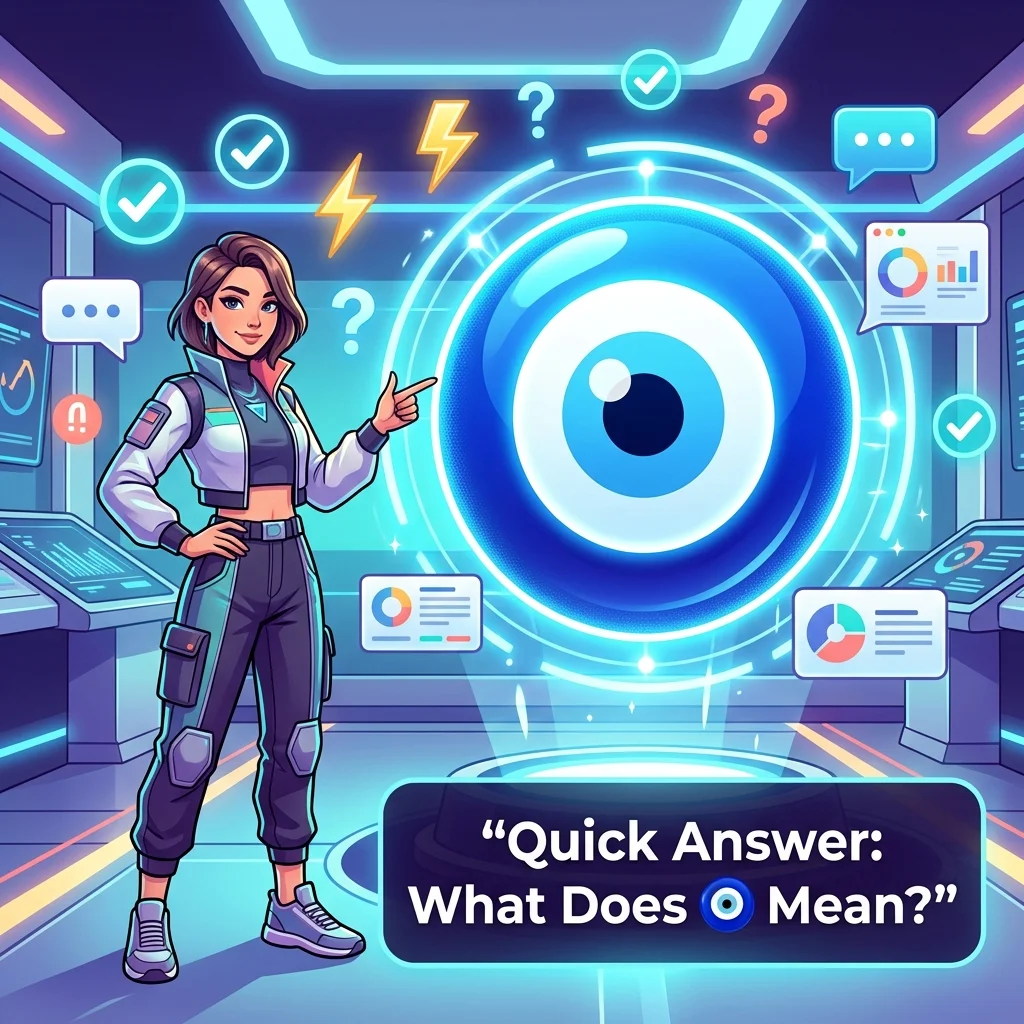 Quick Answer: What Does 🧿 Mean?