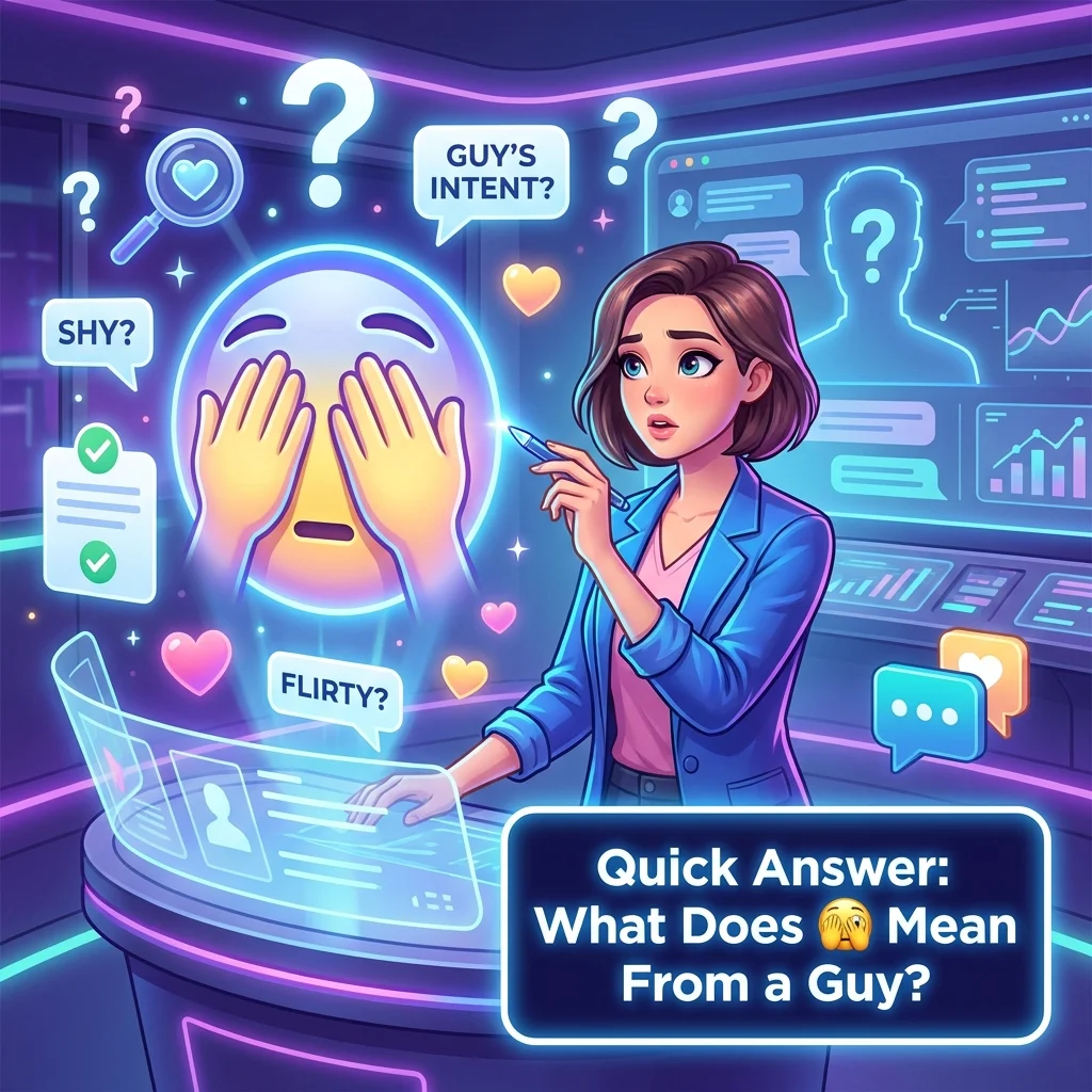 Quick Answer: What Does 🫣 Mean From a Guy?