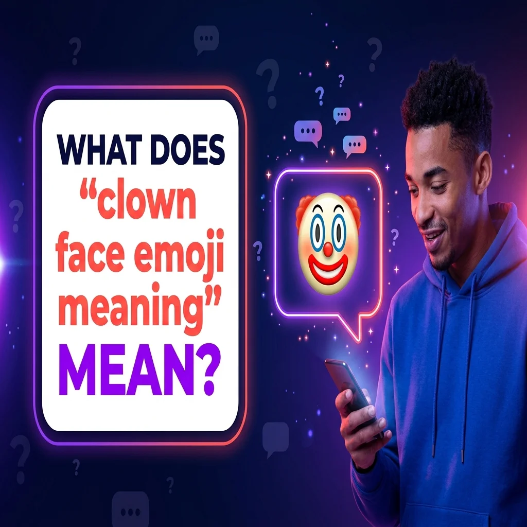 What Does "clown face emoji meaning" Mean?