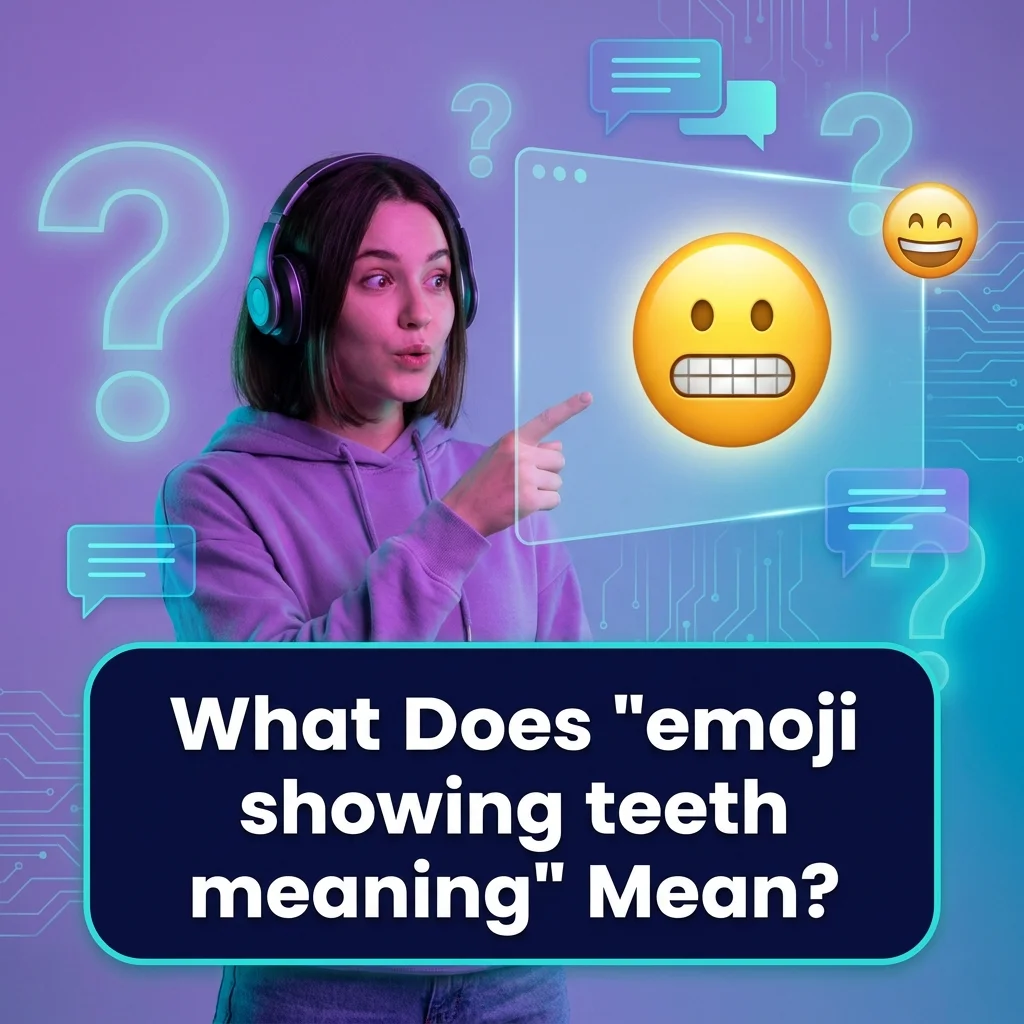 What Does "emoji showing teeth meaning" Mean?