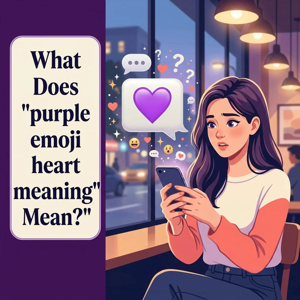 What Does "purple emoji heart meaning" Mean?