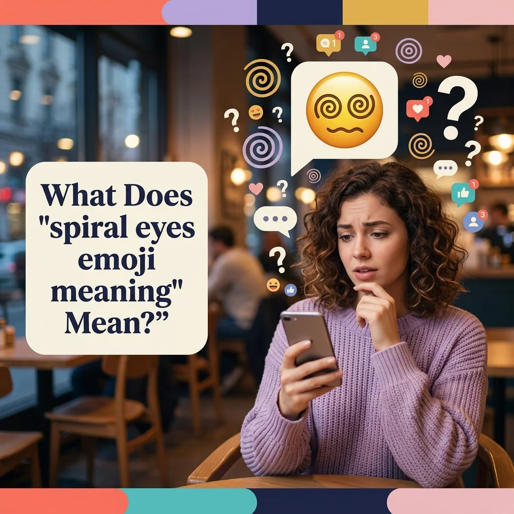 What Does "spiral eyes emoji meaning" Mean?