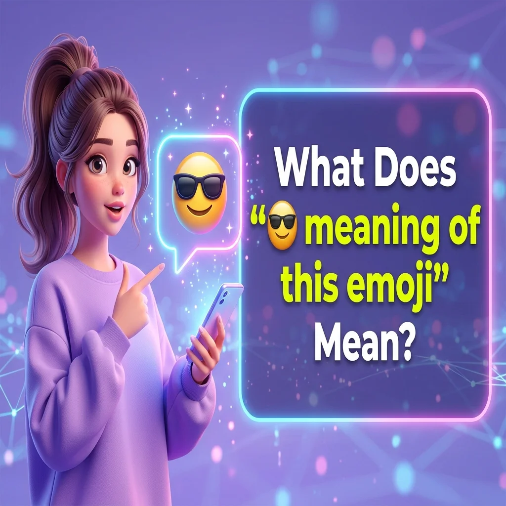 What Does “😎 meaning of this emoji” Mean?