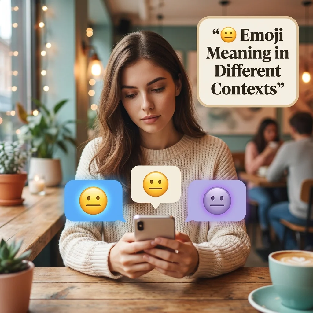 😐 Emoji Meaning in Different Contexts